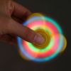 LED Light Fidget Hand Spinner Torqbar Finger Toy EDC Focus Gyro Fast Shipping