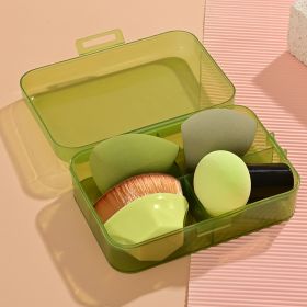 Water Drop Gourd Mushroom-shaped Haircut Beauty Blender Suit (Option: Green Combination)