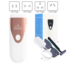 Bikinis IPL Hair Removal LCD Display Perm (Option: White-With box-US)